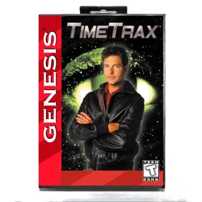 Time Trax MD Game Card with Custom US Box for 16 Bit Sega Megadrive Genesis Console
