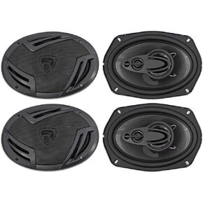 روكفيل (4) RV69.4A 6x9 مكبرات صوت 4-Way Car 1000 واط/220W RMS CEA تقييم