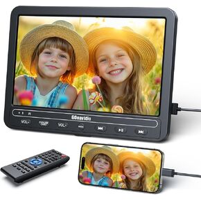 مشغل أقراص DVD 10.5 بوصة للسيارة مع بطارية مدتها 5 ساعات ، سماعات الرأس ، مسند DVD Player دعم إدخال HDMI ، مزامنة الهاتف/التلفزيون ، مقاطع فيديو 1080 بكسل ، USB SD ، آخر الذاكرة ، المنطقة المجانية in Kuwait