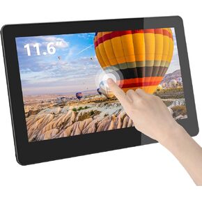 GeChic 1102I 11.6 inch FHD 1080p Portable Touchscreen Monitor with HDMI & VGA Video inputs, USB Powered, Plug&Play, Ultralight and Slim, Built-in Speakers, Rear Docking