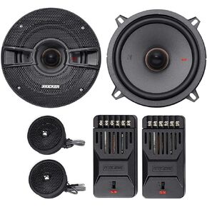 Kicker KSS504 KSS50 5.25" Component system with 1" tweeters 4-Ohm (Renewed)