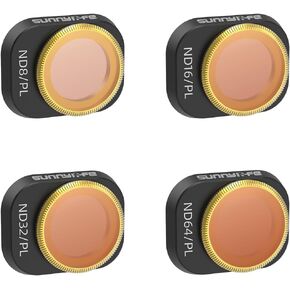 Multi Coated ND Filters Set for DJI Mini 4 Pro Drone Accessories ND/PL Filters (ND 3 Packs(ND16/64/256))