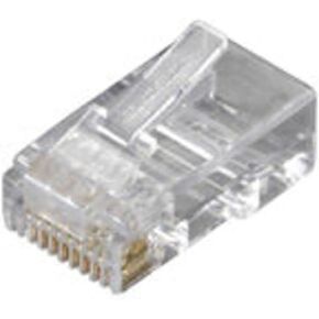 Black Box CAT6 Modular Plug - Unshielded, RJ45, 8-Wire, 50-Pack