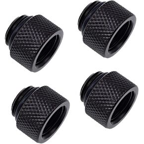 Alphacool Eiszapfen G1/4 "من الذكور إلى الإناث من 10 مم مناسبة ، أسود عميق ، 4 عبوات in Kuwait