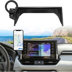 for MagSafe Car Phone Holder for 2019-2025 Toyota RAV4 Accessories, 7/8-Inch Screen Fixed Clip, Magnetic Phone Holder 360° Cell Phone Mount for Toyota RAV4 2025 Accessories