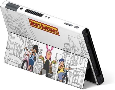 Skinit Decal Gaming Skin Compatible with Nintendo Switch OLED (2021) - Officially Licensed Bobs Burgers Family Portrait Design in Saudi Arabia