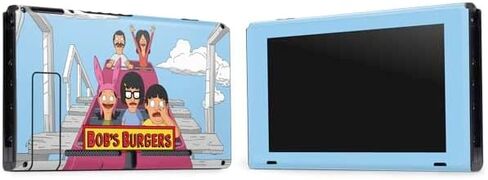 Skinit Decal Gaming Skin Compatible with Nintendo Switch Bundle - Officially Licensed Bobs Burgers Roller Coaster Design in Saudi Arabia