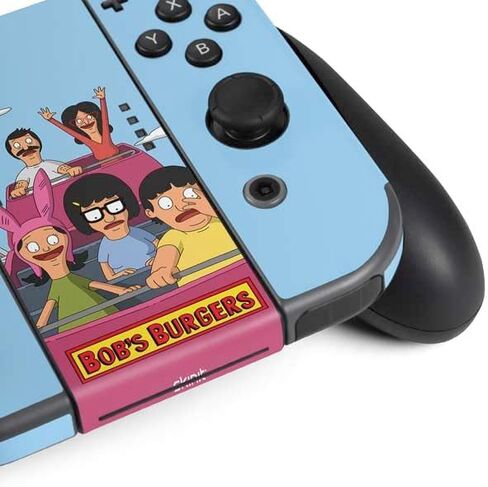 Skinit Decal Gaming Skin Compatible with Nintendo Switch Bundle - Officially Licensed Bobs Burgers Roller Coaster Design in Saudi Arabia