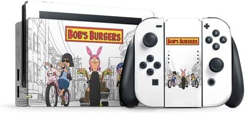 Skinit Decal Gaming Skin Compatible with Nintendo Switch Bundle - Officially Licensed Bobs Burgers Roller Coaster Design in Saudi Arabia