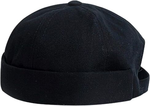 Adjustable Unisex Hip-Hop Docker Hats Beanie Sailor Cap Worker Hat Sailor Rolled Cuff Harbour Hat in Saudi Arabia