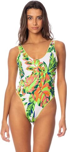 Maaji Cherry Red Claire Classic One Piece, Reversible, Large in Saudi Arabia