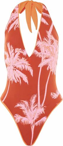 Maaji Cherry Red Claire Classic One Piece, Reversible, Large in Saudi Arabia
