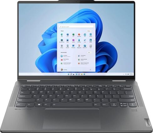 Lenovo Yoga 7 2-in-1 Laptop / 14" 1920x1200 Touchscreen/AMD Ryzen 5 8640HS / AMD Radeon Graphics / 8GB LPDDR5 512GB NVMe SSD/Backlit Keyboard Fingerprint WiFi 6E IR Camera / Win11 Pro in Saudi Arabia