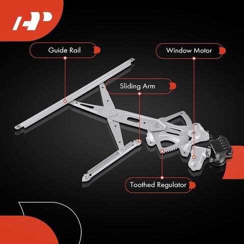 A-Premium Electric Power Window Regulator with Motor Compatible with Toyota Corolla 2009-2013 Sedan, Matrix 2009-2014 Wagon, Front Right Passenger Side in Saudi Arabia