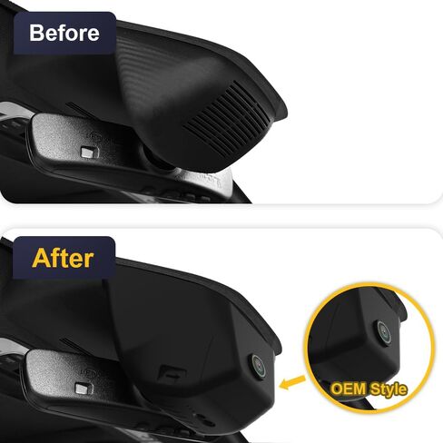 Fitcamx Dual 2160P+Rear 1080P Dash Cam for 2025 Acura MDX & Type S (HD2-D4600), OEM Factory Style, 2 Way HD Video, Loop Recording, Built-in WiFi & APP, Gravity Sensor, Easy to Operate, 128GB Card in Saudi Arabia