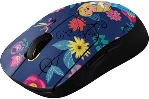 Skinit Decal Other Skin Compatible with G Pro Wireless Gaming Mouse - Officially Licensed Disney Alice in Wonderland (Animated) Floral Print Design in Kuwait