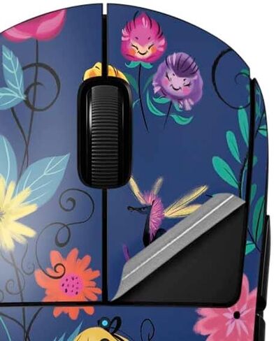 Skinit Decal Other Skin Compatible with G Pro Wireless Gaming Mouse - Officially Licensed Disney Alice in Wonderland (Animated) Floral Print Design in Kuwait