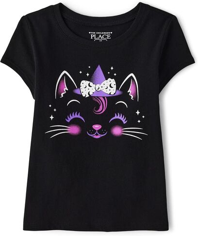 The Children's Place Baby Toddler Girls Short Sleeve Graphic T-Shirt, Dream,Lead,Achieve,Believe in Saudi Arabia