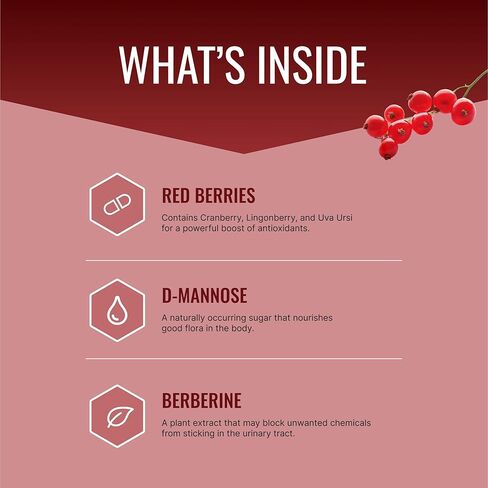 Approve Science® Uritrac™ - UTI Support - Cranberry, D-Mannose, Lingonberry - Vegan Friendly - 1 Bottle Supply in Saudi Arabia