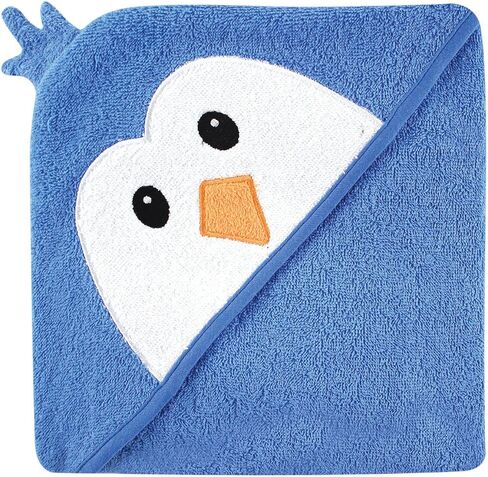 Luvable Friends Unisex Baby Cotton Animal Face Hooded Towel, Chicken, One Size in Kuwait