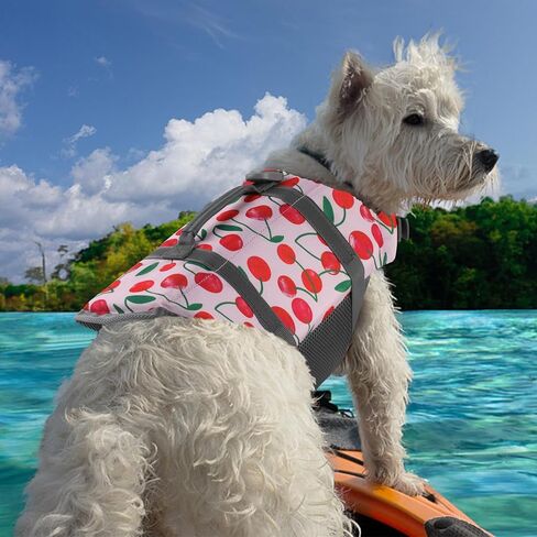 Doglay Dog Life Jacket, Dog Life Vest for Swimming Boating, Adjustable Puppy Life Jacket with Reflective Stripes, Superior Buoyancy Dog Swimming Vest for Small Medium and Large Dogs in Kuwait