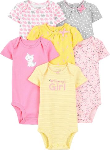 Simple Joys by Carter's baby-girls 6-pack Sleeveless Bodysuit in Kuwait