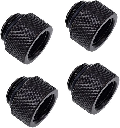 Alphacool Eiszapfen G1/4 "من الذكور إلى الإناث من 10 مم مناسبة ، أسود عميق ، 4 عبوات in Kuwait
