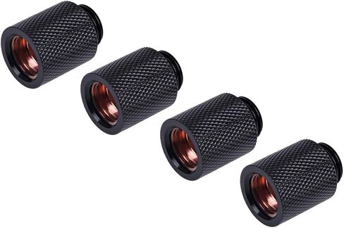 Alphacool HF G1/4 "ذكر إلى موسع من الإناث ، 20 مم ، أسود عميق ، 4 عبوات in Kuwait