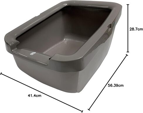 Catit Cat Litter Large Pan, Gray, 58702 in Saudi Arabia