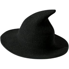 Sun Hat Cap Summer Costume Large Brim Hat Foldable Women Crochet Witch Warm Baseball Caps Ladies Straw Sun Hat