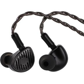 Linsoul Kiwi Ears Septet in Ear Monitor, 1DD + 4BA + 1 Planar + 1 PZT Quadbrid IEM Earphones, HiFi Wired Earbuds, Gaming Earbuds with 3.5mm/4.4mm Modular Cable for Musicians Audiophiles