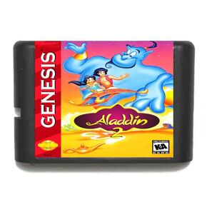 بطاقة لعبة Aladdin II 16 بت MD لـ 16 بت Sega Megadrive Genesis Game Console-Eur Shell