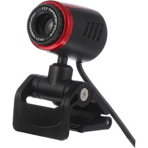 Angoily 1 Set Auto Focus Webcam مع كاميرا دفق Microphone USB المدمجة لاجتماعات الفيديو قابلة للتدوير لأجهزة الكمبيوتر المحمولة وأجهزة سطح المكتب