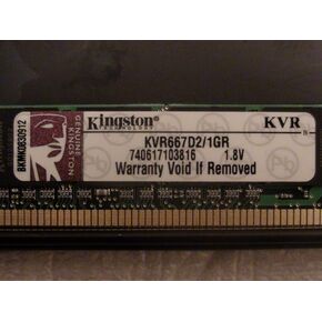 Kingston ValueRAM 2GB 667MHz DDR2 Non-ECC CL5 DIMM Desktop Memory in Kuwait