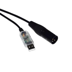 FT232RL USB to XLR 3PIN Male Adapter Converter RS485 Serial Cable for Audio Processing Device DPA-A DPA240P DPA260P(1.8M,Color B)