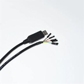 Industrial FT232RL CHIP USB to RS232 Converter 6PIN 6 Way 0.1" Pitch Single-in-LINE SIL Dupont Jumper DEBUG Upgrade Cable(3metres,FT232RL 1X1 6P)