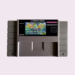 Royal Retro Save File Secret Of Mana 2 NTSC 16 Big Gray Game Card For USA Version Game Player
