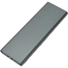 USB 3.0 SSD Enclosure, OTG WTG 5Gbps SSD Enclosure Ultra Thin for 2260/2280 (Gray)