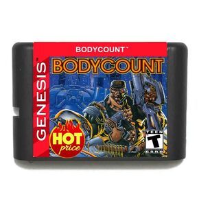Body Count 16 bit MD Game Card For 16 bit Sega MegaDrive Genesis game console