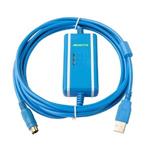 USB-FBS-232P0-9F Adapter for FBS FB1Z B1 B1Z FBE MU MA MC Series Programming Cable USB to RS232 Data Download Line(Economic)