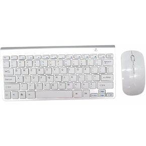 USonline911 New Mini Wireless Keyboard & Mouse Set Waterproof 2.4G for Mac Apple PC Computer(Black)