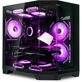 Ocean of Stars Gaming PC Desktop- AMD Ryzen 7 7700, Intel Arc B580 12GB, 32GB DDR5 RAM, 1TB PCIe SSD, WiFi + BT, Windows 11 Pro -RGB Prebuilt Desktop -White
