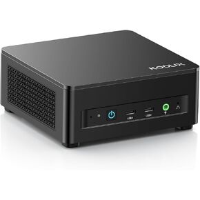 KODLIX AD78 Mini PC, AMD Ryzen 7 7840HS (8C/16T, up to 5.1GHz), 32GB DDR5 1TB PCle4.0 SSD, Desktop Mini Computer AMD Radeon 780M, 8K Quad Display 2xHDMI+2xUSB4, 2.5G LAN/WiFi6E/BT5.3 (Renewed)