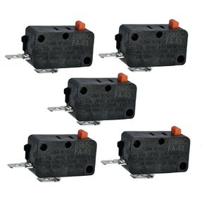 5pcs SZM-V16-FA-63 Microwave Door التبديل الملائم لـ Samsung LG GE STARION SZM-V16-FD-63 SZM-V16-FA63 D3V-16G-3C25 D3V-16 28QBP0497 GSM-V1603A2 GSM-V0303A2 W102603460 28