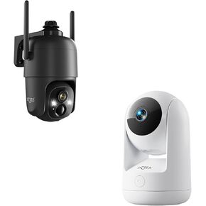 dzees 360 ° PTZ WiFi Cameras Cameras Wireless Outdoor ، 2K Camearched Muse Camera Indoor ، Camera Camera Indoor Camera No اشتراك ، 2K 360 ° WiFi كاميرا