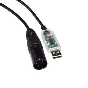 RS485 USB إلى DMX512 XLR 5PIN 5P مراقب الأنثى/الذكور Kable (1.8M ، 5p XLR أنثى ب)
