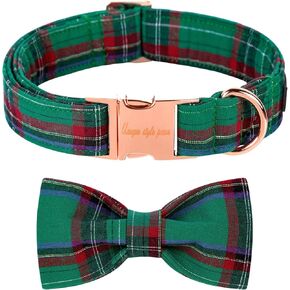 USP Pet Soft&Comfy Bowtie Dog Collar and Cat Collar Pet Gift for Dogs and Cats Adjustable Pure Cotton Collars 6 Sizes and 5 Patterns in Kuwait
