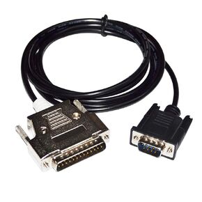 RS232 D-SUB 9 PIN DB9 Male to DB25 Adapter GT01-C30R4-25P PLC Programming Cable for GT11/GT15 to FX2/FX2C/A/QnA PLC(1.8M)