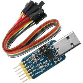 ​​CP2102 USB to TTL UART 232 485 Port: 6-in-1 Serial Converter Debug Tool for Windows/Linux/Mac​
