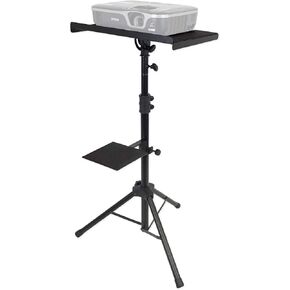 RockvilIe RLS67 Video Projector Stand w Tripod Base, Tilt Platform, Grip Surface